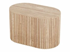 Hot Mueble de baño flotante de teca con lavabo cuadrado - 90 cm - TOWARI Mueble De Baño Simple