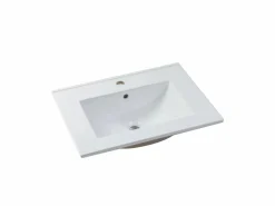 Outlet Mueble de baño flotante en con lavabo empotrado para baño, 60 cm, YANGRA Mueble De Baño Simple