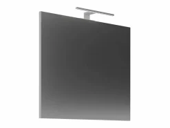 Venprodin Mueble de baño Lhotse con lavabo y espejo 80 cm Blanco