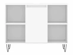 Discount Mueble de baño madera de ingeniería 80x33x60 cm ES531176 Blanco