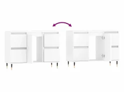 Sale Mueble de baño madera de ingeniería 80x33x60 cm Estantería Sobre Inodoro