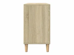 Outlet vidaxl Mueble de baño madera de ingeniería roble Sonoma 80x33x60 cm Color natural claro