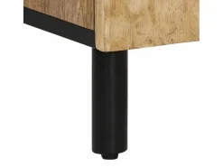 Outlet vidaxl Mueble de baño madera maciza de mango 38x33x160 cm Color natural claro