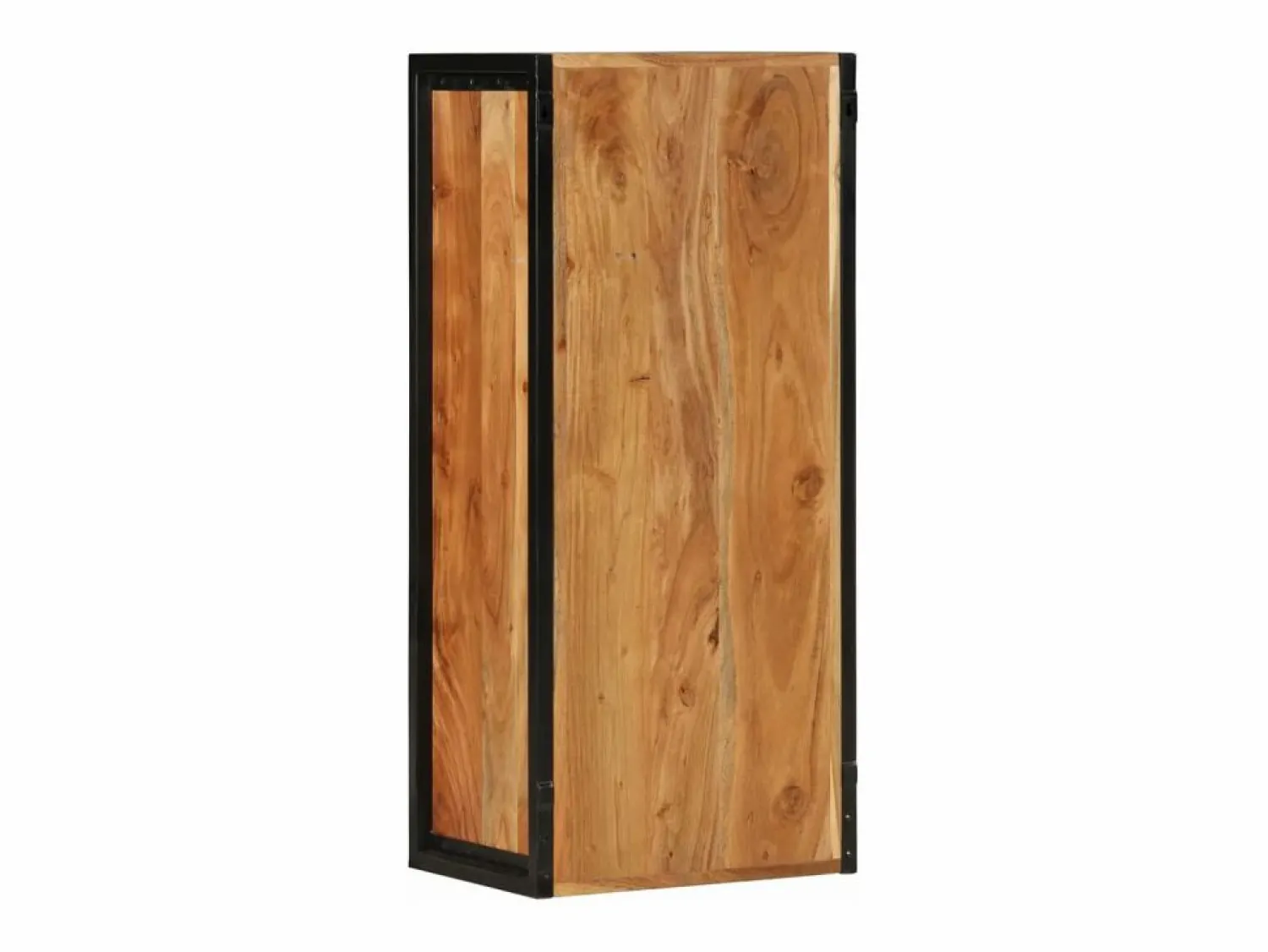 vidaxl Mueble de baño madera maciza de acacia y hierro 40x30x90 cm