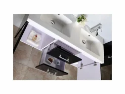 ELITESHOPPING Mueble de Baño 120 cm Columna y Lavabo Incluido - Estelle
