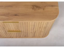 Clearance Mueble de baño, Roble Craft Dorado, tirador dorado, 41,5 x 100 x 51,7 cm Mueble De Lavabo