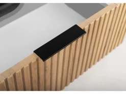 Outlet Mueble de baño, Roble Craft Dorado, tirador Negro, 41,5 x 60 x 51,7 cm Naranja