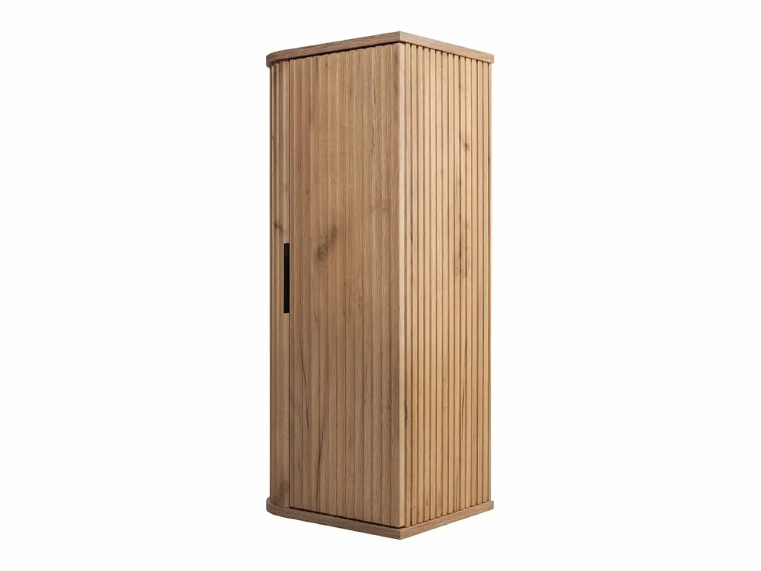 Online Mueble de baño, Roble Craft, tirador negro, 79 x 35,5 x 31,5 cm Mueble De Pared Para Baño