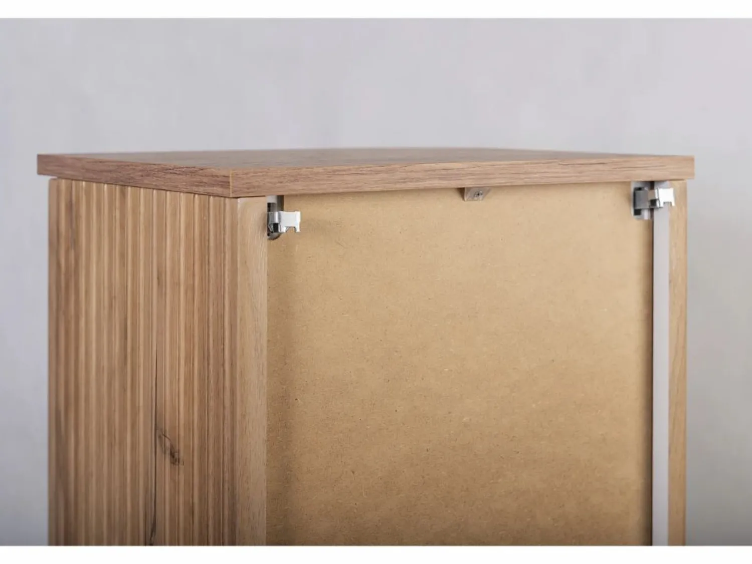 Online Mueble de baño, Roble Craft, tirador negro, 79 x 35,5 x 31,5 cm Mueble De Pared Para Baño