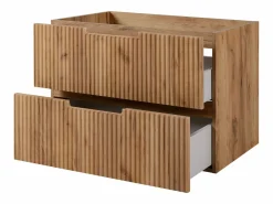 Mueble de baño, roble Craft, 80 x 57 x 46 cm