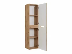 Hot Mueble de baño, roble Craft, 35 x 136 x 27 cm Columna De Baño