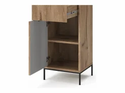 Vicco Mueble de baño roble vikingo 40x35x87 eliza