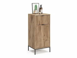 Vicco Mueble de baño roble vikingo 40x35x87 eliza