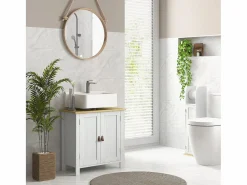 Basic Mueble de baño Rojal Kleankin 2 puertas /natural 60x60x30 cm