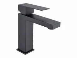 Online Vente-unique Mueble de baño suspendido con lavabo y grifo - Estriado - 120 cm - PAVANI Gris