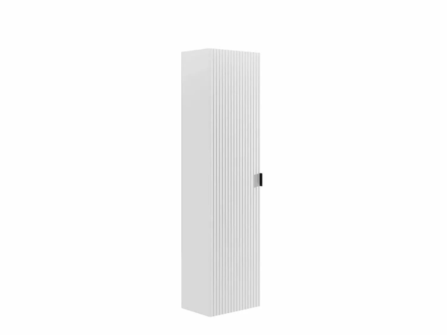 Sale Mueble de baño suspendido estriado con lavabo sobre encimera, columna, , 80 cm, ZEVINI Conjunto De Baño
