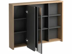 Sale Mueble de baño suspendido + lavabo cuadrado con armario de baño - cuarto de baño - 100 cm - PURNAL Conjunto De Baño