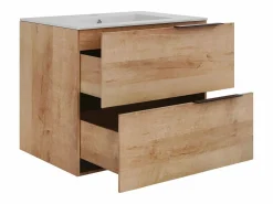 Hot Mueble de baño suspendido simple lavabo - - 60 cm - NISAYA Mueble De Baño Simple