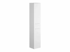 Vente-unique Mueble de baño suspendido KAYLA con lavabo individual y columna, , 60 cm