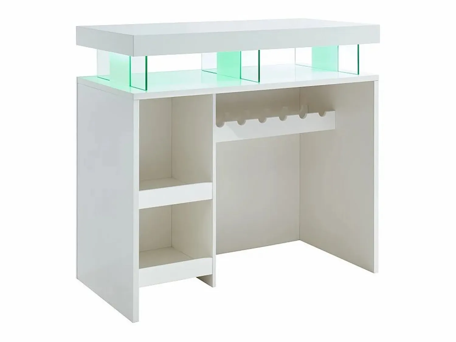 Sale Mueble de bar FABIO - MDF lacado - Leds - 2 huecos Muebles De Bar|Mueble Bar
