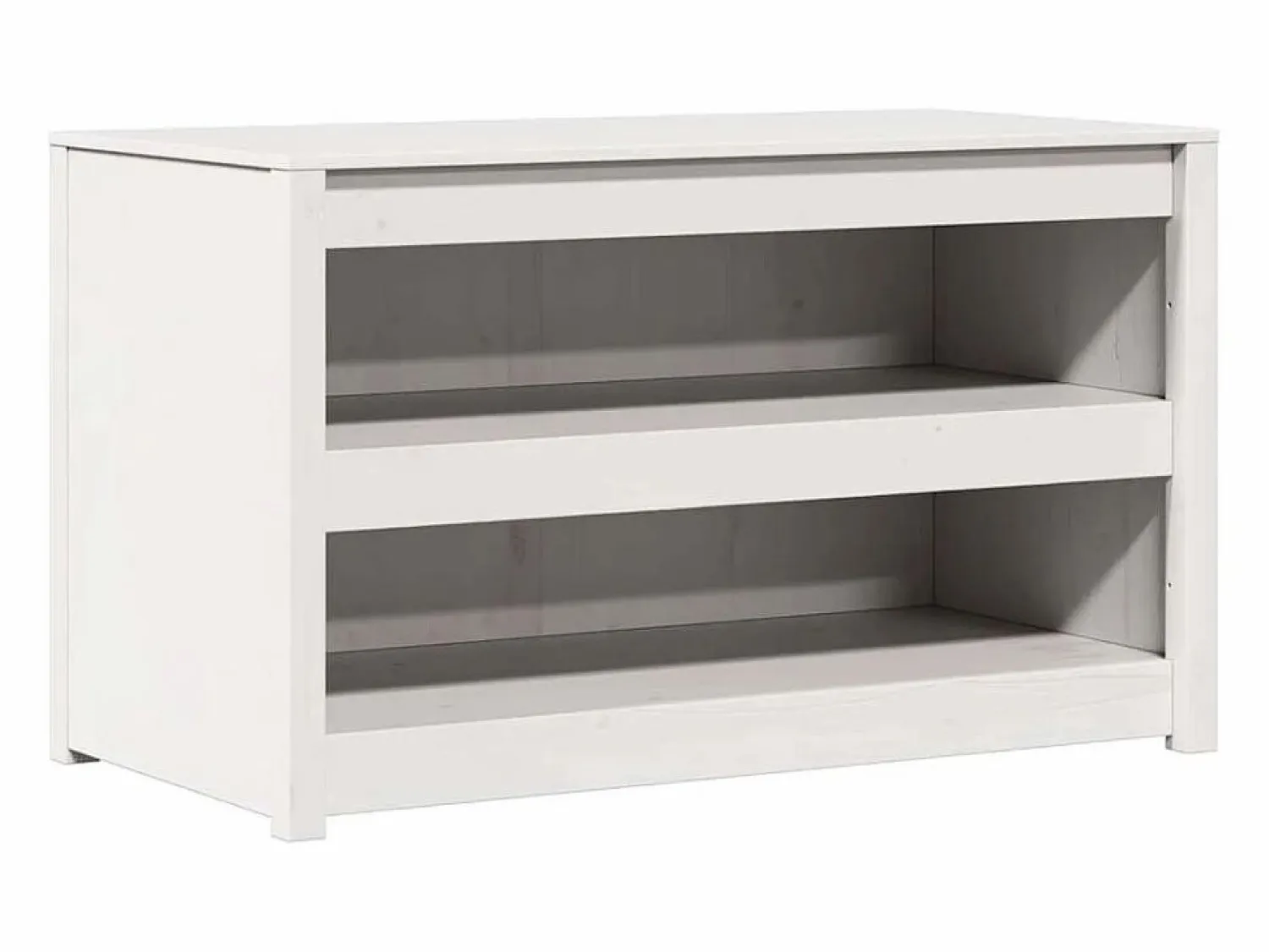 Discount vidaxl Mueble de Cocina 106 x 55 x 64 cm Madera de pino macizo Blanco