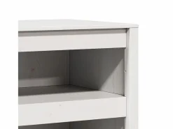 Discount vidaxl Mueble de Cocina 106 x 55 x 64 cm Madera de pino macizo Blanco