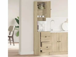 Outlet vidaxl Mueble de Cocina 35 x 50 x 180 cm Madera de ingeniería Beige