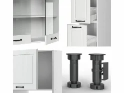 Sale Mueble de cocina casa de campo blanca/blanca 350x46x81.6 r-line Cocina Completa