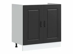 Best vidaxl Mueble de Cocina con puerta Kalmar 80 x 46 x 81,5 cm Negro