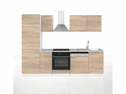Online Mueble de cocina sonoma/blanco 270x57.1x81.6 optima Cocina Completa