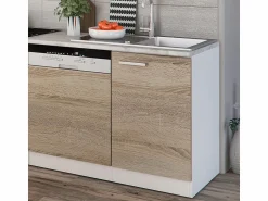 Online Mueble de cocina sonoma/blanco 270x57.1x81.6 optima Cocina Completa