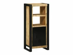 vidaxl Mueble de Cuarto de Baño Marrón Madera de mango maciza
