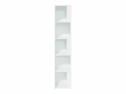 Discount vidaxl Mueble de esquina madera contrachapada 33x33x164,5 cm Blanco
