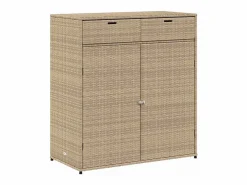 Online Mueble de jardín 105x55x113 cm resina trenzada Beige