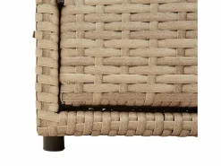 Outlet Mueble de jardín 110x55x60,5 cm resina trenzada Beige