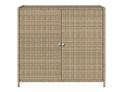 Mueble de jardín 83x45x76 cm resina trenzada