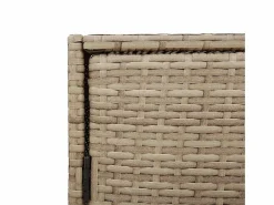 Mueble de jardín 83x45x76 cm resina trenzada
