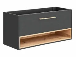Vente-unique Mueble de lavabo antracita para el cuarto de baño - 120 cm - YANGRA - sin encimera