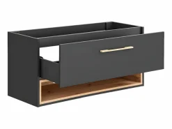 Vente-unique Mueble de lavabo antracita para el cuarto de baño - 120 cm - YANGRA - sin encimera