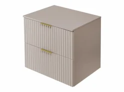 Sale Mueble de lavabo, Cachemira, 60 x 57 x 46 cm, tirador dorado + Encimera Mueble De Pared Para Baño