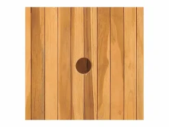 Best Mueble de lavabo con 2 estantes madera maciza 74x45x75 cm Estantería Sobre Inodoro