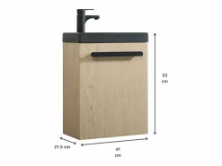 Hot Mueble de lavabo de pared NEVADA con toallero Mueble De Aseo