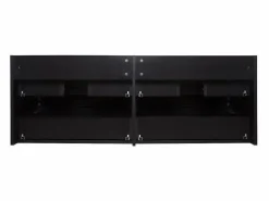 Hot Mueble de lavabo doble suspendido SORRENTO de 120 cm con encimera de cerámica Blanco