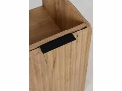 Mueble de lavabo, Roble Craft + tirador negro, 40 x 57 x 46 cm