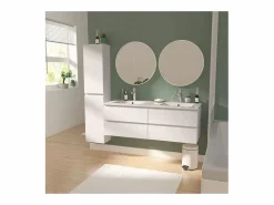 Mueble de lavabo suspendido SORRENTO de 4 cajones, 120 cm