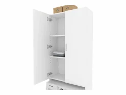 Clearance Mueble de lavadora 64x26x190 martha Mueble Para Lavadora