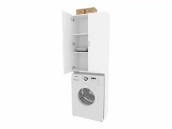 Clearance Mueble de lavadora 64x26x190 martha Mueble Para Lavadora