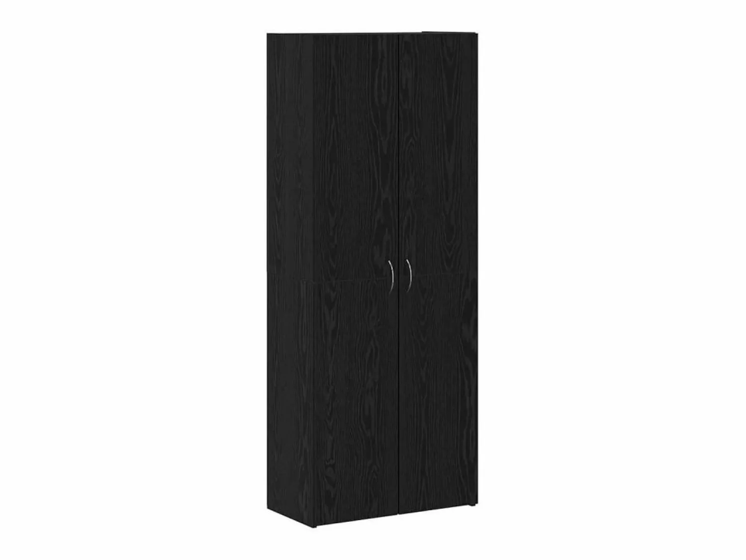 Discount Mueble de oficina con estante 2 piezas Roble 60 x 32 x 153 Negro
