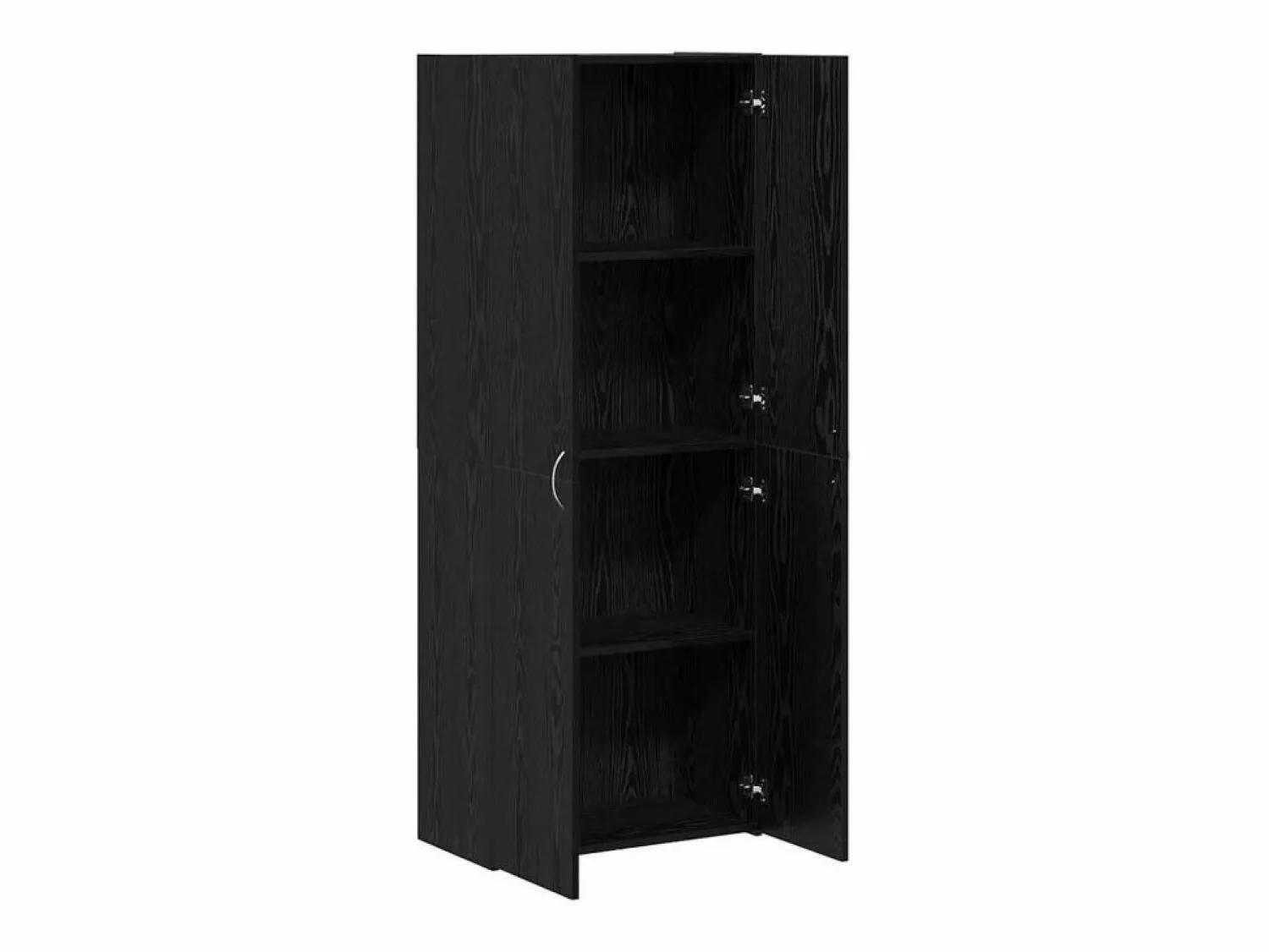 Discount Mueble de oficina con estante 2 piezas Roble 60 x 32 x 153 Negro