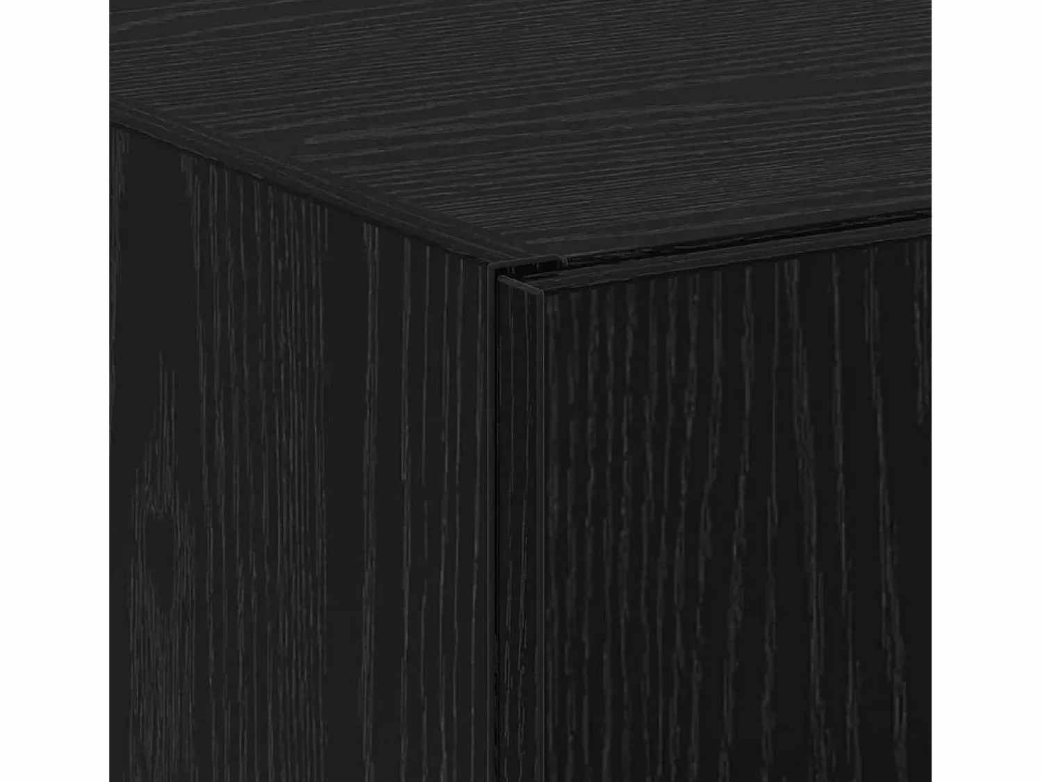 Discount Mueble de oficina con estante 2 piezas Roble 60 x 32 x 153 Negro